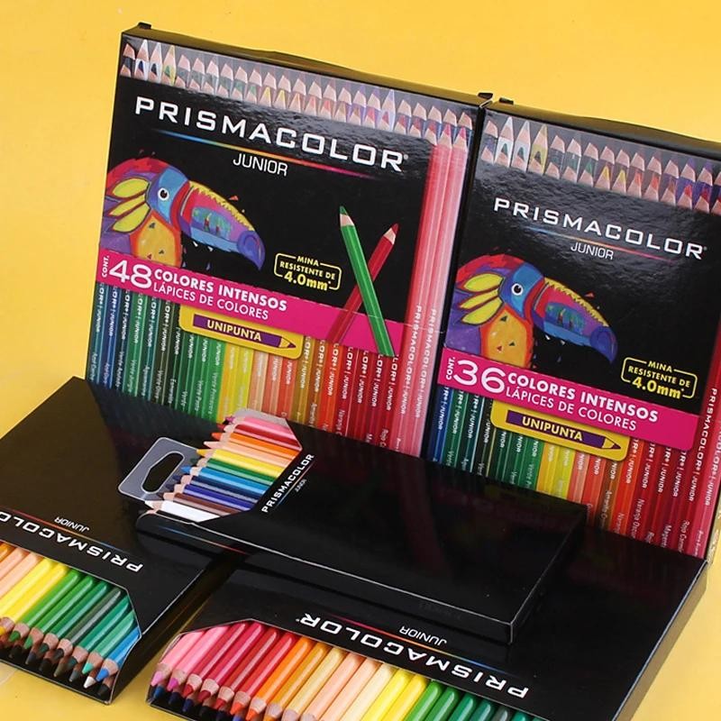 

Prismacolor Oil Colored Drawing Pencil Set 12/24/36/48 Colors Wood Colour Pencils for Junior Sketching Drawing Art Supplies