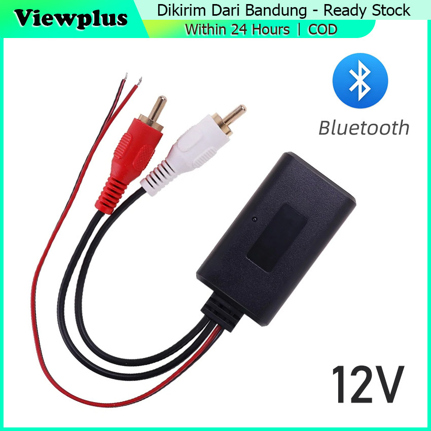 Wireless Adapter Bluetooth Mobil Aki 12 volt / Wireless Audio Receiver Adapter Bluetooth 3.5mm Jack 