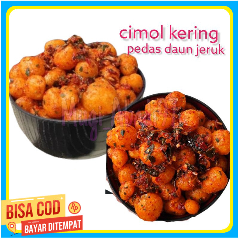 

cimol kering pedas daun jeruk 1kg /emplod/endog lewo