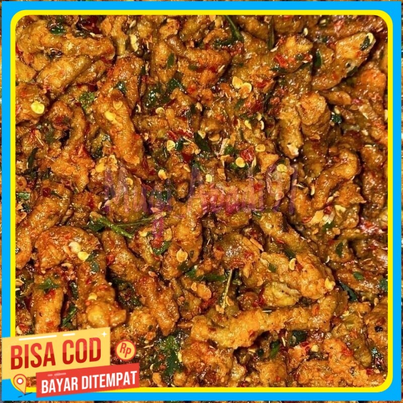 

TERMURAH!! KERIPIK USUS AYAM 1KG original gurih enak