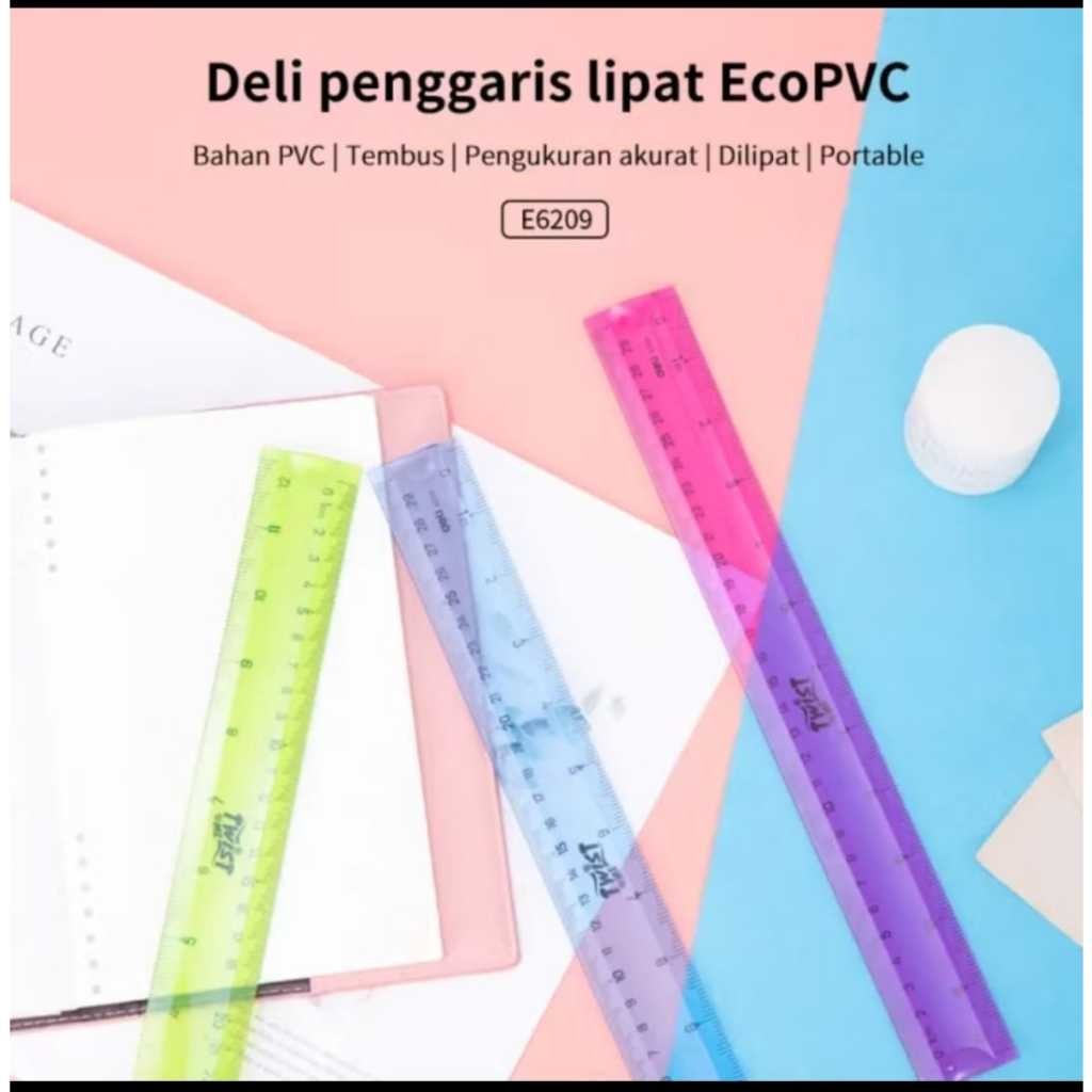 

Deli Penggaris Ruler Twist and Flex 20 / 30 cm