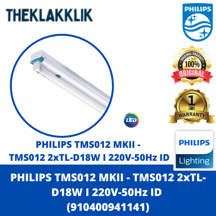 KLAK99 PHILIPS - TMS012 MKII - TMS012 2xTL-D18W I 220V-50Hz ID (910400941141)