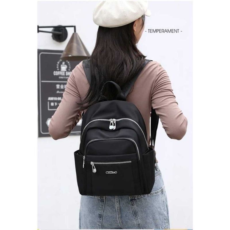 TAS WANITA RANSEL CHIBAO TAS CHIBAO BAHAN PARASUT RANSEL # 391013