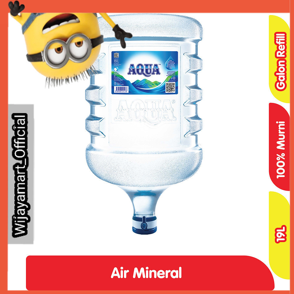 Aqua Air Mineral Galon (Isi Ulang) 19 L