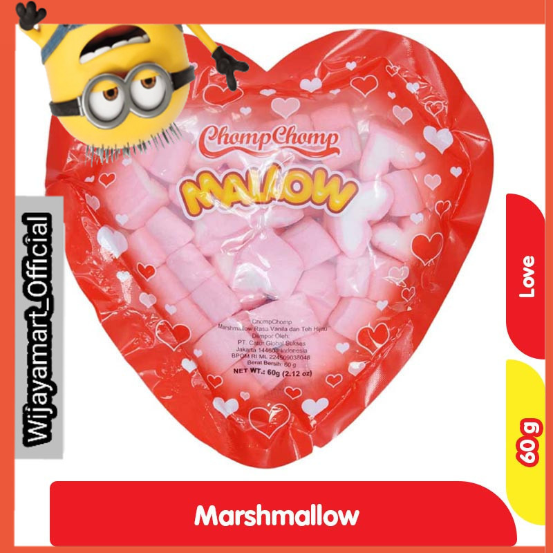 

Chomp-Chomp Mallow Hati Marshmallow 60 g