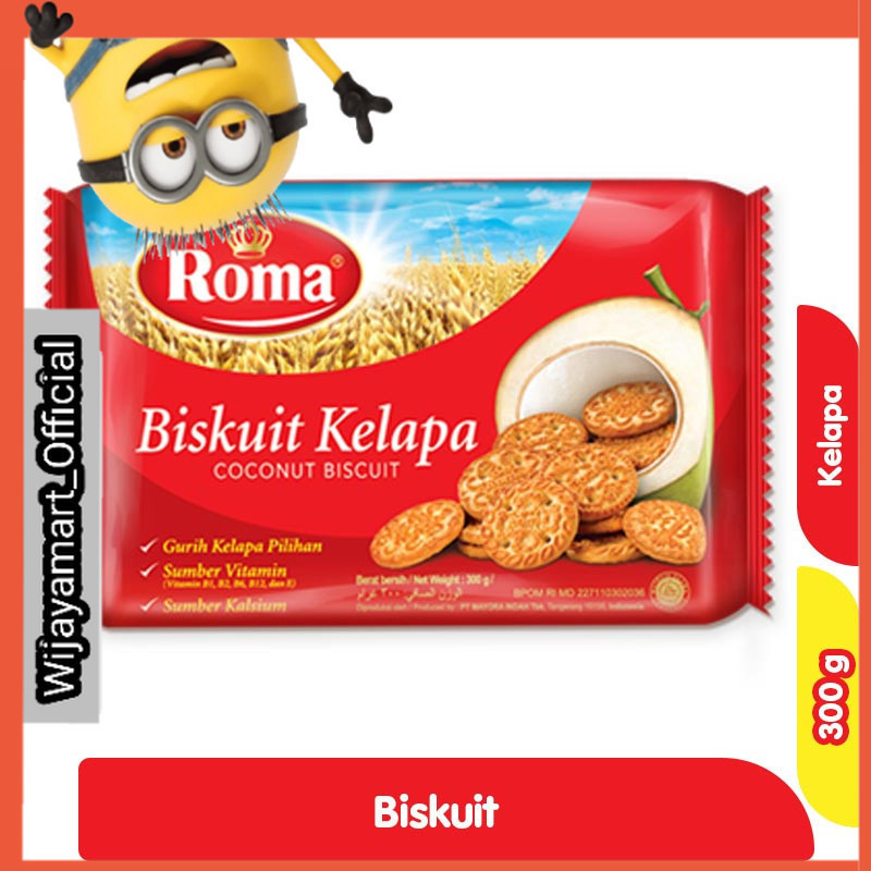 

Roma Biskuit Kelapa 300 g
