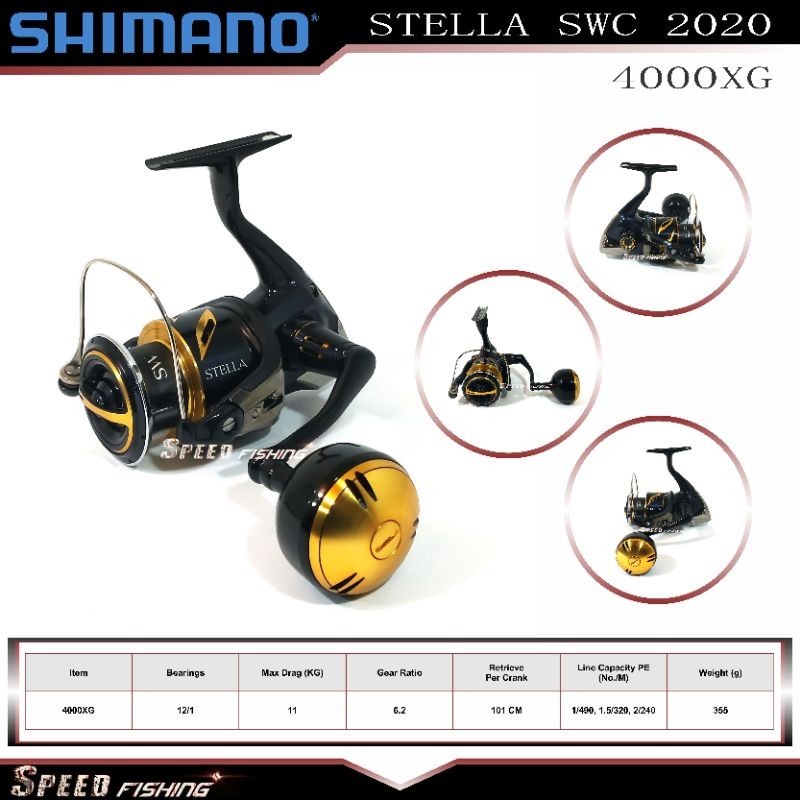 Reel Stella SW 4000 Shimano Stella SW 4000 HGC 4000XGC 5000 6000 XG HG Spinning