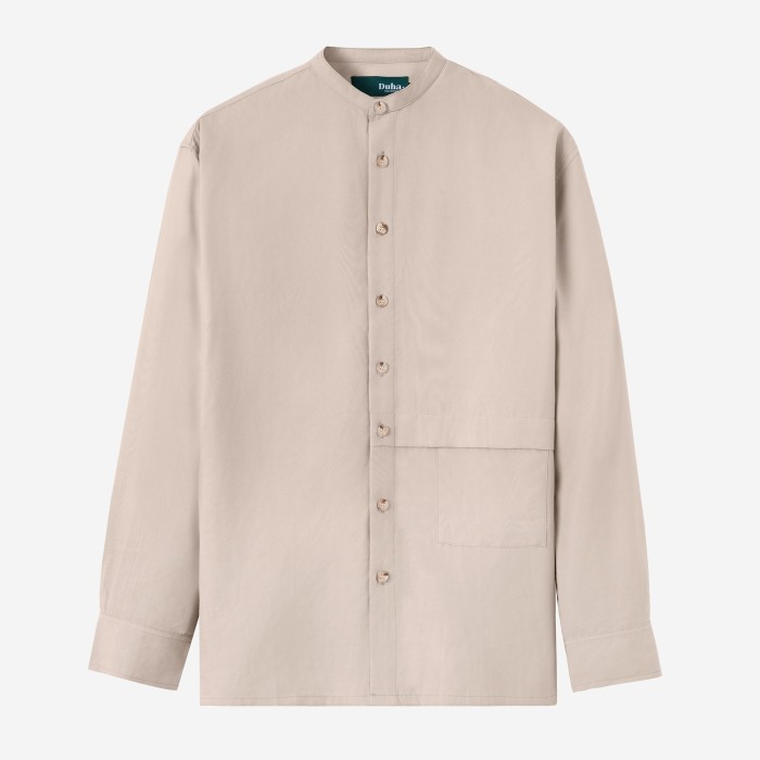 [Koko Terbaru Lebaran 2025] Baju Muslim Duha Muslimwear - Barq Long Sleeve - Khaki - S