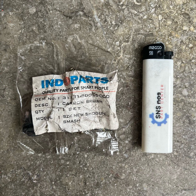 carbon brush arang dinamo starter Suzuki New Shogun Smash Indopart NOS .