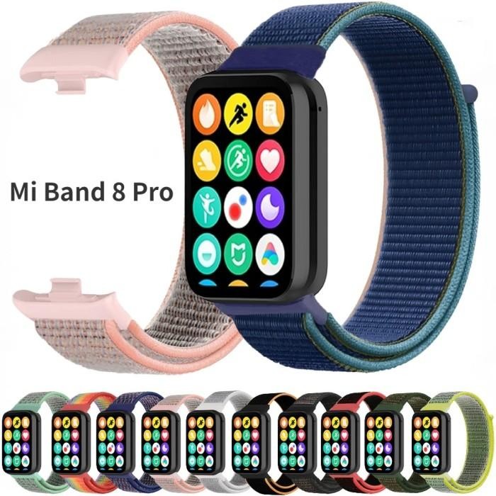 Strap Nylon Xiaomi Band 9 Pro Tali Jam Tangan Xiaomi Mi Band 9 Pro