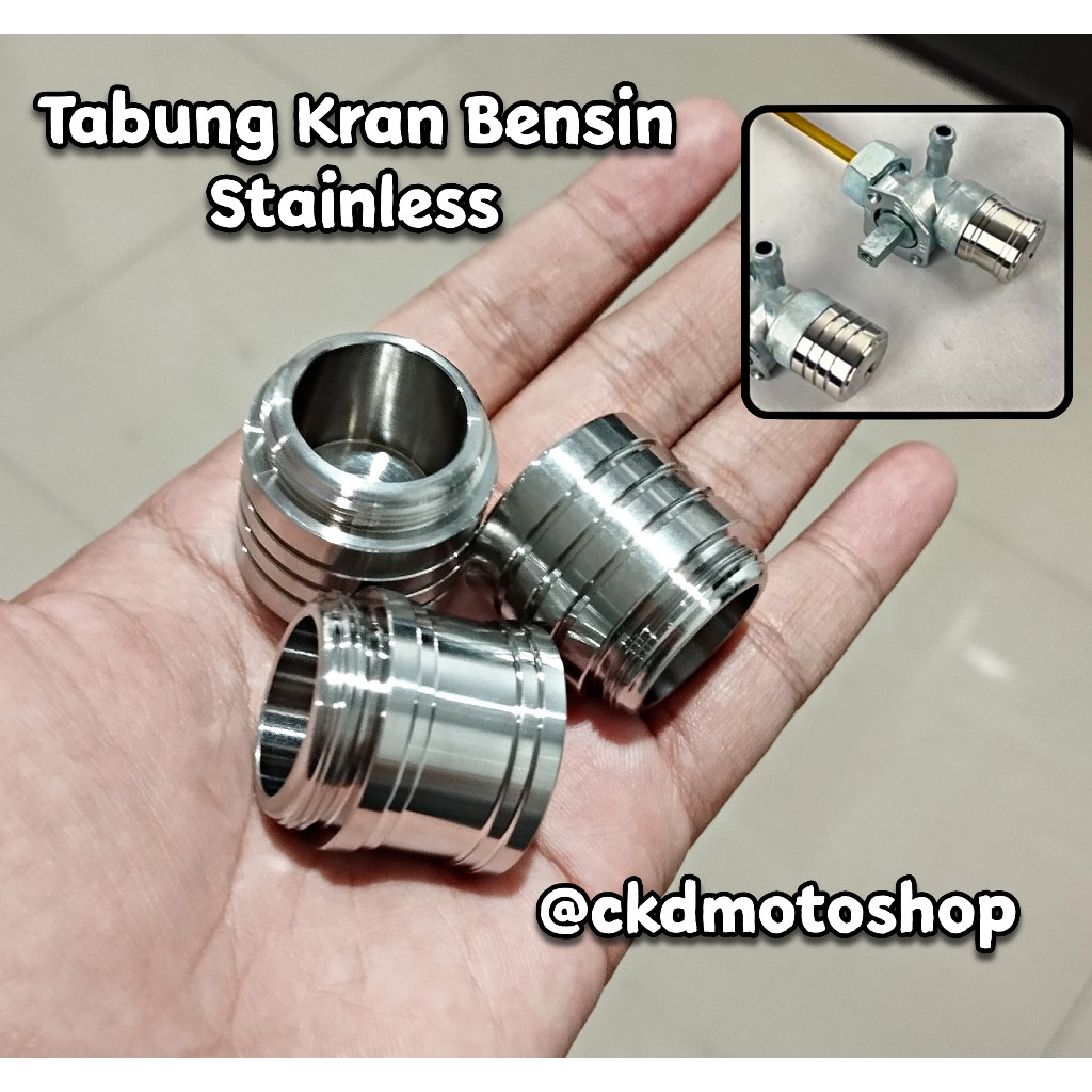 TABUNG FILTER KRAN BENSIN TIREV TIGER REVO MEGAPRO CB GL MAGKOK KRAN BENSIN PNP TIREV STAINLESS ANTI