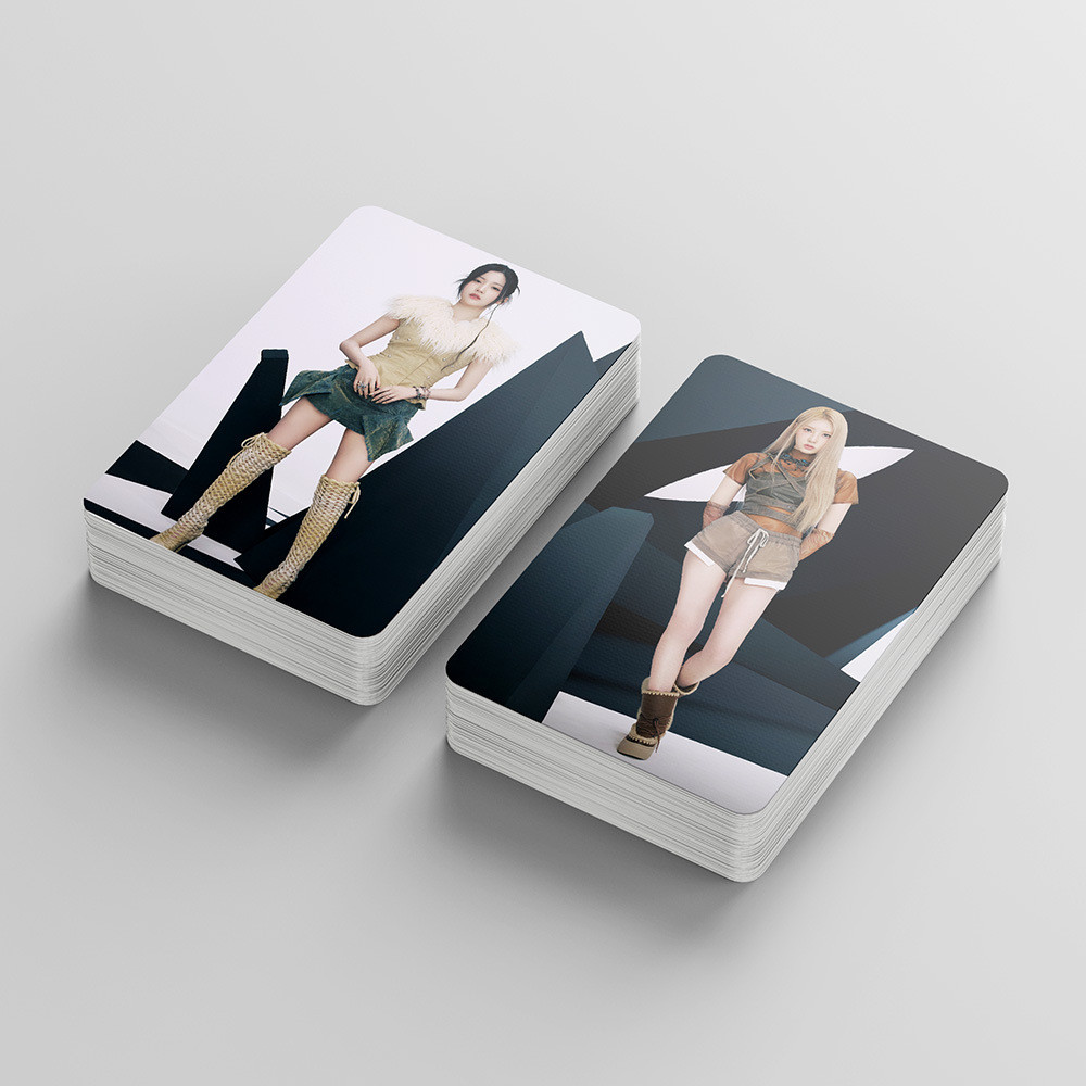 

55Pcs/Set Korean New Album Lomo Cards Girls Photo Print HD Photocards Small Card for Collection Fans Gift