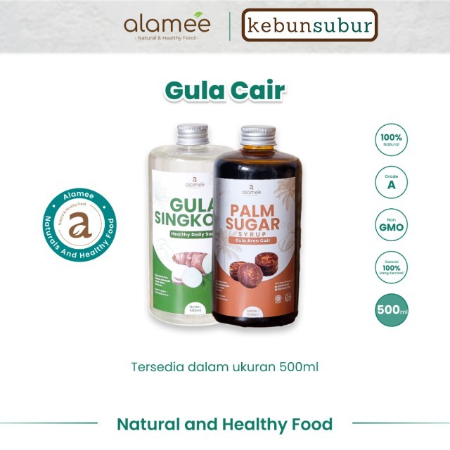 

alamee gula cair 500 ml gula singkong gula aren premium quality murni tanpa bahan tambahan lain Kebunsubur kebunsubur kebunsubur