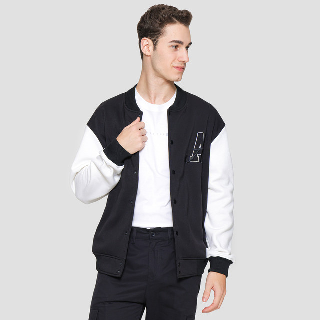 Nevada Varsity With Embro Jaket Pria 121758582