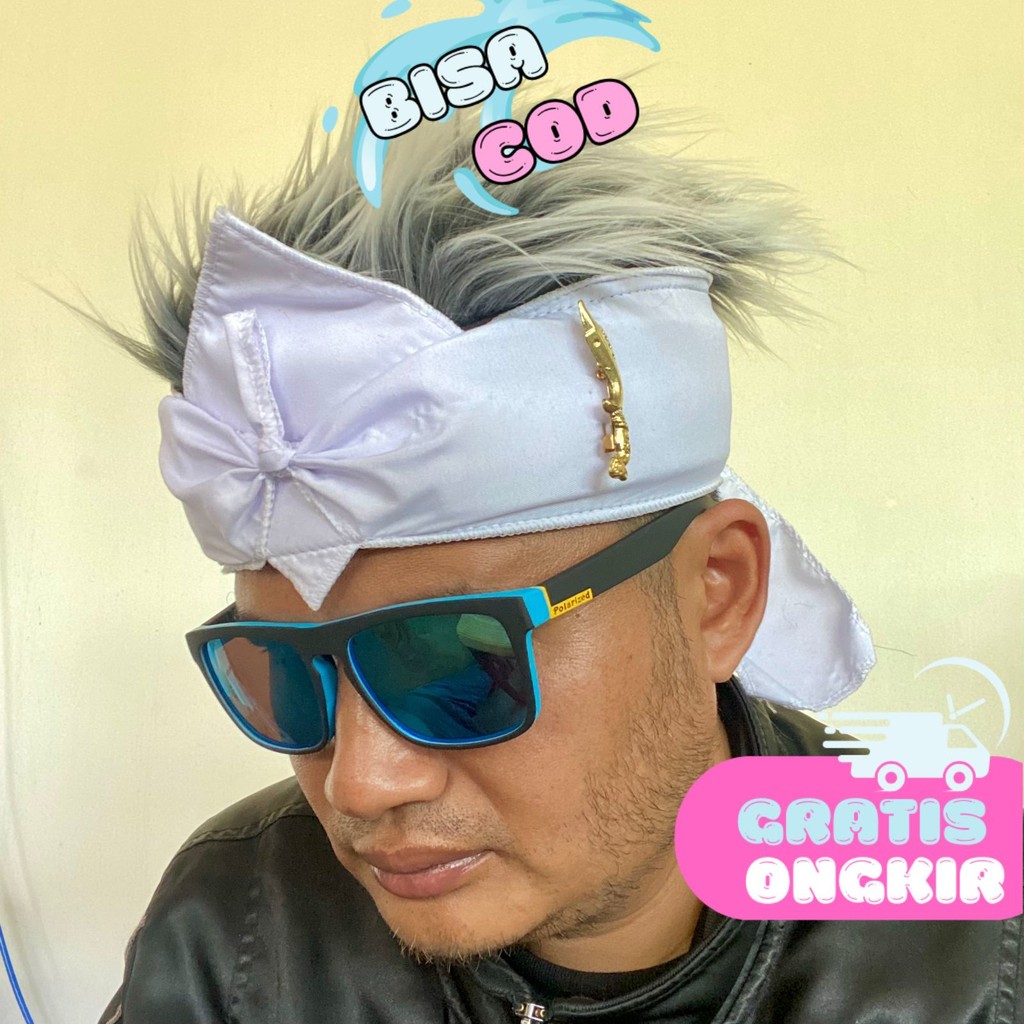 Udeng Kujang Jawa barat udeng Sunda Premium Indonesian Handicrafts