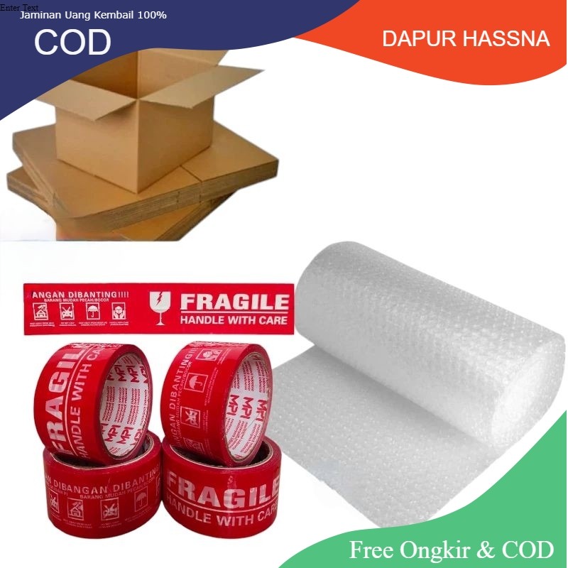 

PACKING EXTRA PACKING TAMBAHAN DUS BUBLE WARP DAN LAKBAN FRAGILE