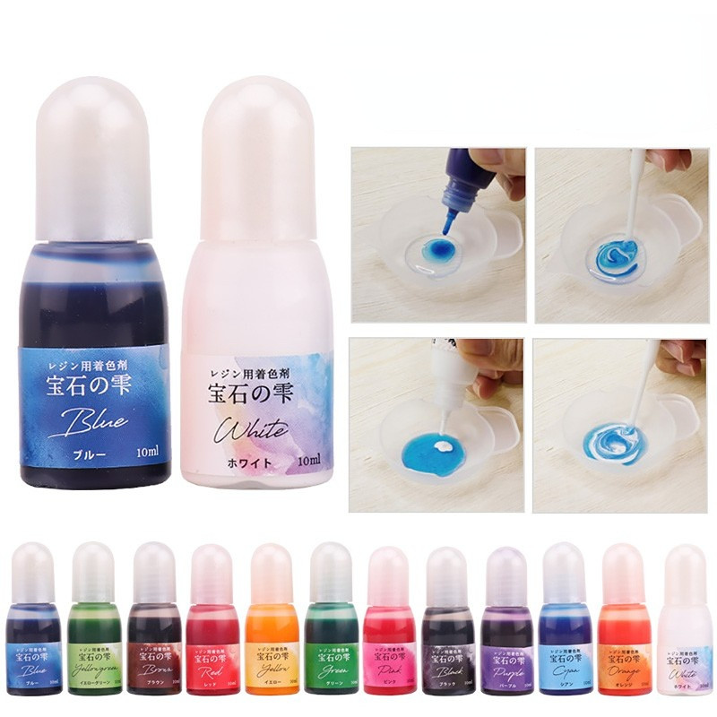 

Padico Jewel Color UV LED Resin Stain Coloring Gemstone Drops 10ml