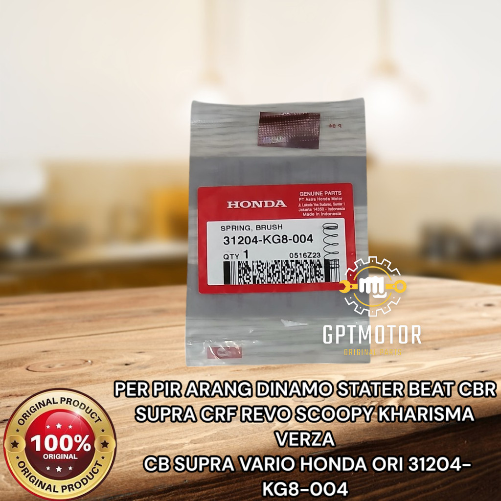 PER PIR ARANG DINAMO STATER BEAT CBR  SUPRA CRF REVO SCOOPY SUPRA VARIO  HONDA ORI 31204-KG8-004
