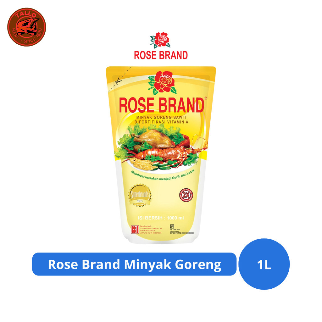 

Rose Brand Minyak Goreng Pouch 1L