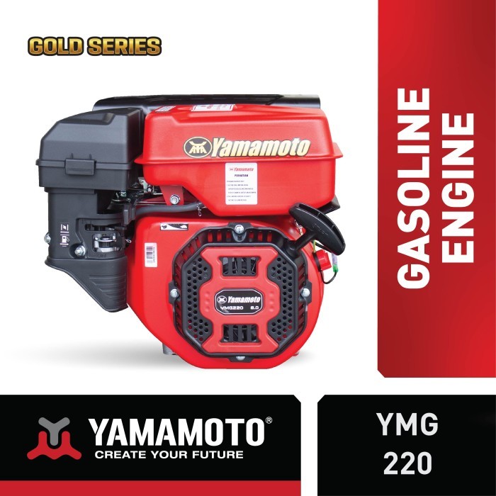 YAMAMOTO Gasoline Engine Gold Series YMG 220 Mesin Bensin Serbaguna Yamamoto 8 HP