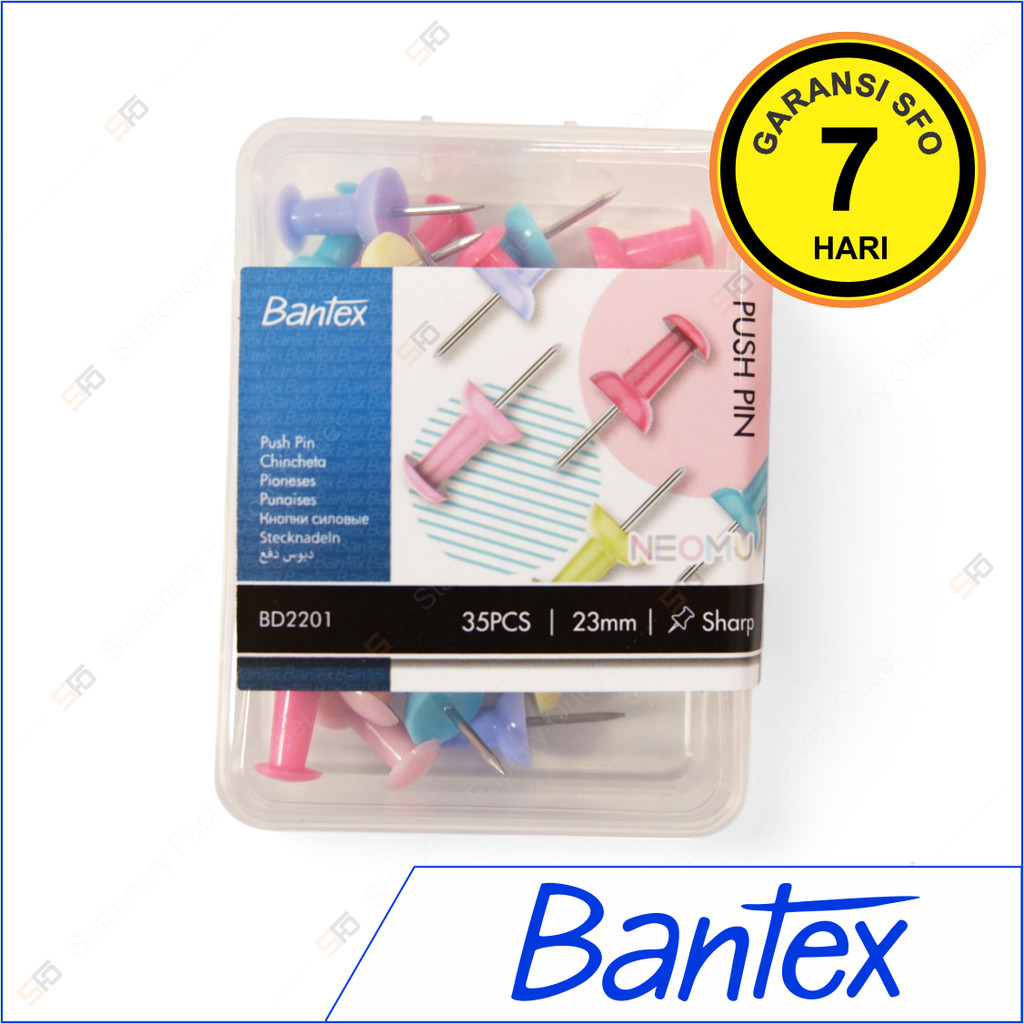 

Push Pin Pastel Bantex BD 2201 - SFO Semarang Official