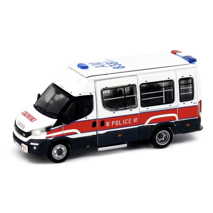 TOY27 Tiny City 21 Die-cast Model Car - IVECO Daily Police Car AM8381 PTUZ