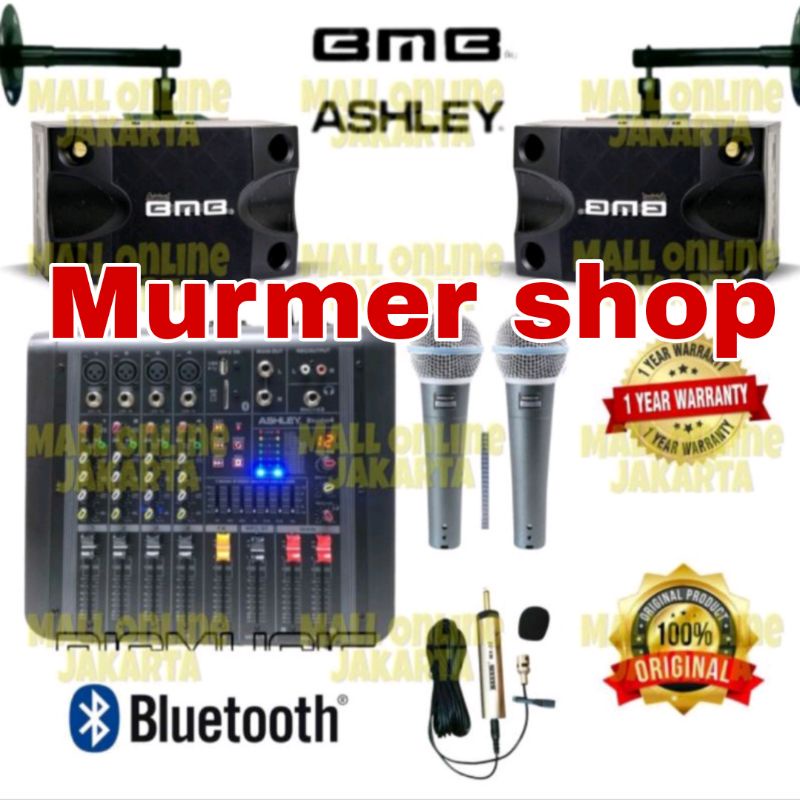 paket soundsystem BMB 8inch Indoor Original & Bergaransi