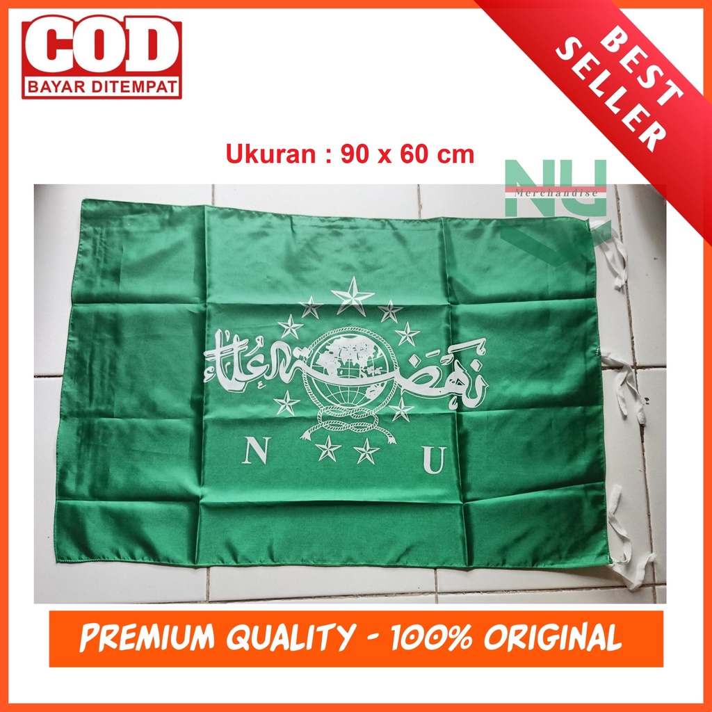 Bendera Logo NU Kecil / Bendera NU Murah / Bendera NU Nahdlatul Ulama / Bendera Aswaja / Bendera Nah