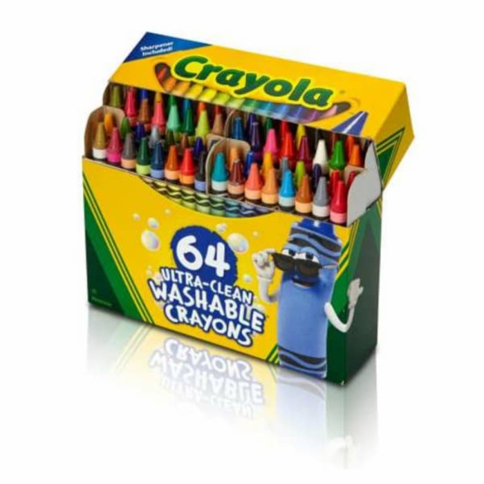 

Crayola Ultra Clean Washable Crayons 64 Colors
