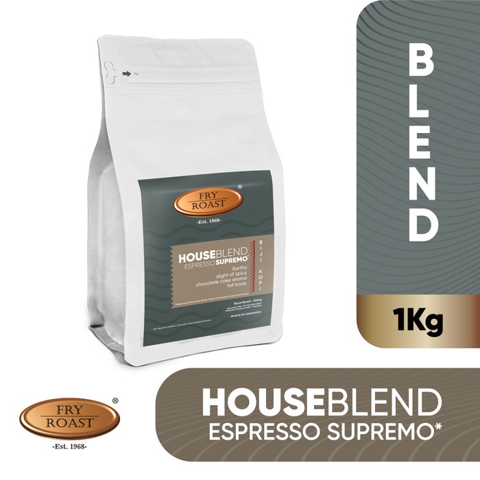 

KOPI HOUSE BLEND ESPRESSO SUPREMO 1 KG BIJI DAN BUBUK - BIJI