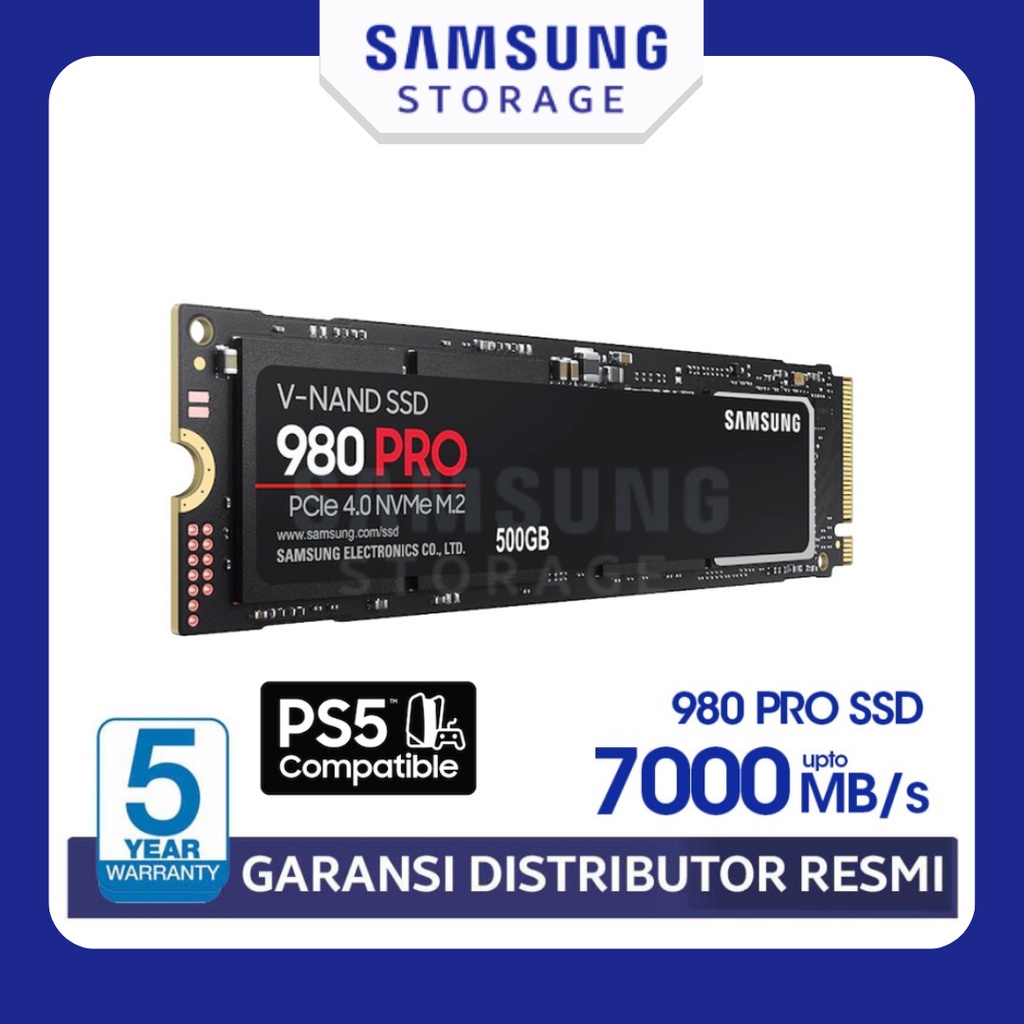 Topp  Samsung SSD 980 PRO 500GB / 1TB / 2TB 980PRO M.2 PCIe Gen4.0 NVMe 1.3C 2280 M2 Internal SSD Wr