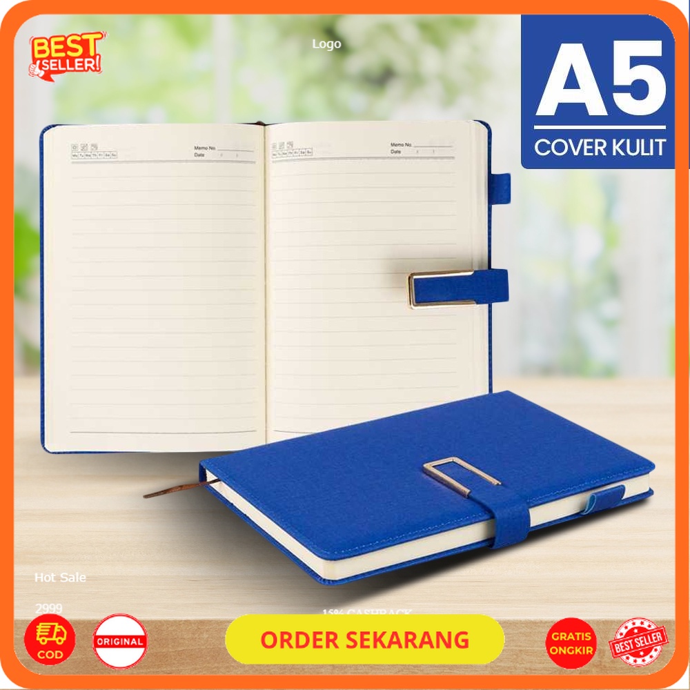 

Buku Catatan Kerja Jurnal Harian Cover Kulit Kertas A5