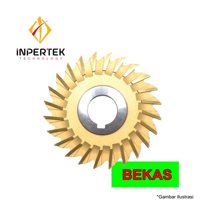 Slitting Saw 100X6X25.4 HSS Saw Blade 100 Gergaji Sirkel Bekas