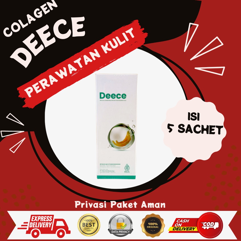 collagen drink pemutih badan - Deece Collagen Drink Original BPOM