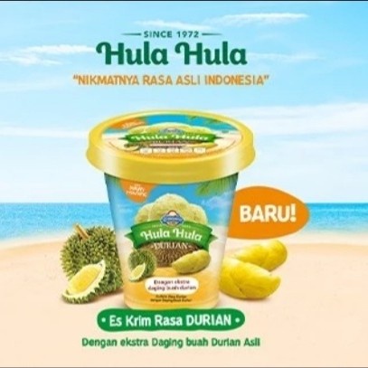 

Campina Ice Cream Hula Hula Durian 350 ml | ICE CREAM HULA HULA 350 ML