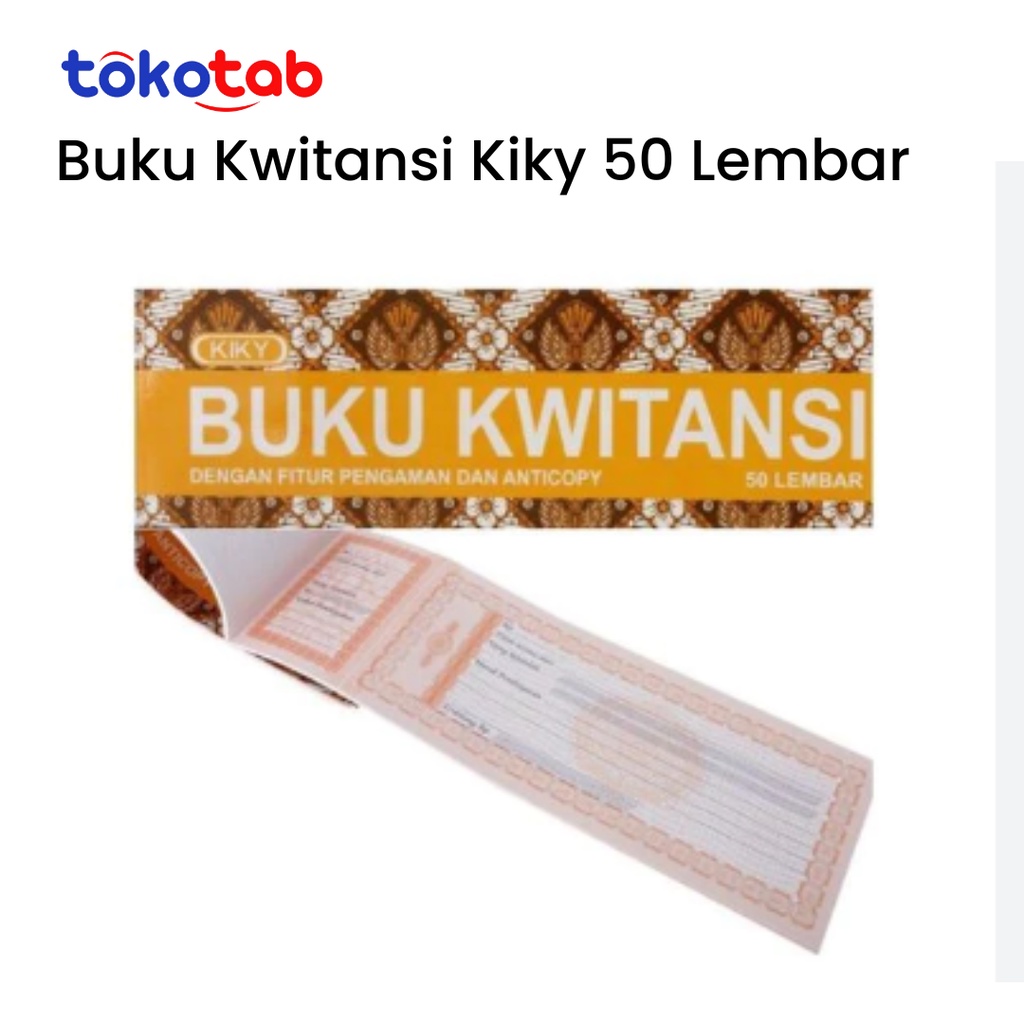 

Tokotab - Kwitansi Kiky 50 Lembar