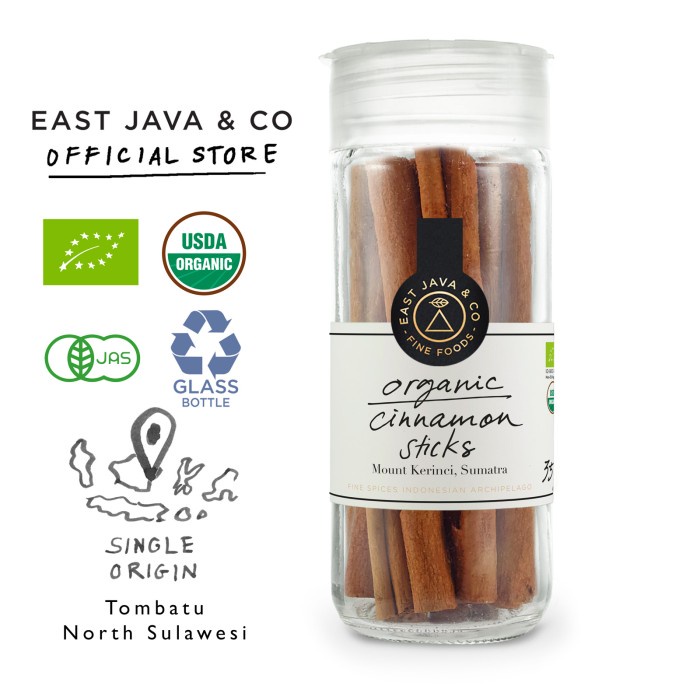 

NEW Promo Best Seller East Java & Co Organic Cinnamon Sticks - 35g (Kayu Manis Organik)