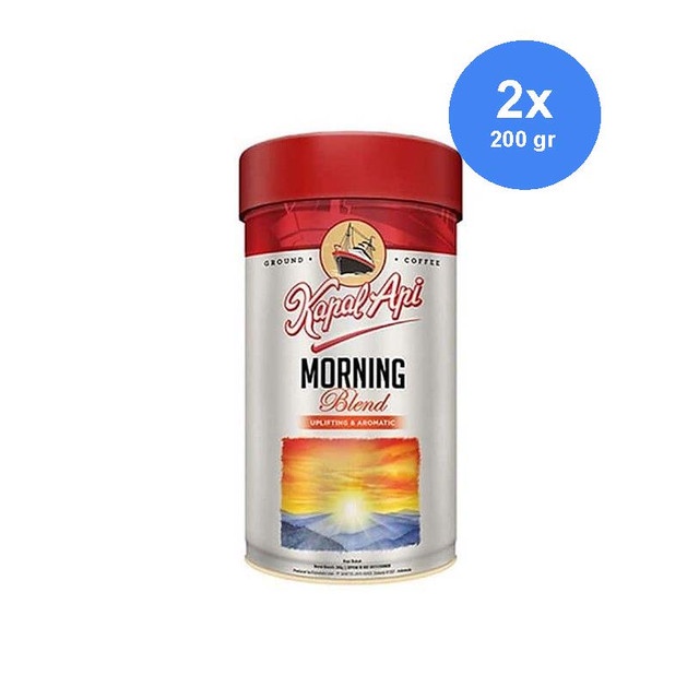 

Kapal Api Morning Blend Halus Kopi 200 gr x 2