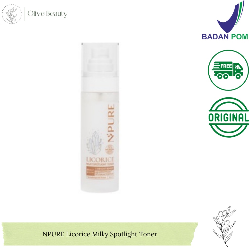 NPURE Licorice Milky Spotlight Toner