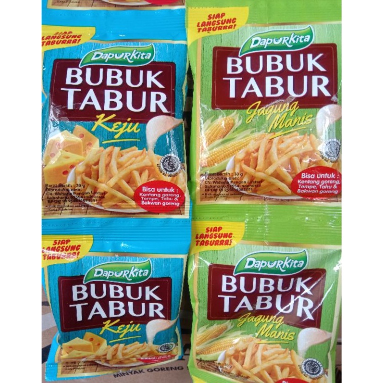 

DAPUR KITA BUBUK TABUR RASA JAGUNG MANIS 30 GR