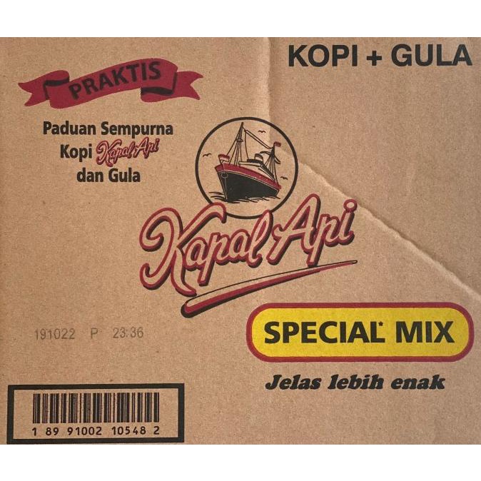 

Kopi kapal api spesial mix 1 dus isi 12 renteng ORIGINAL