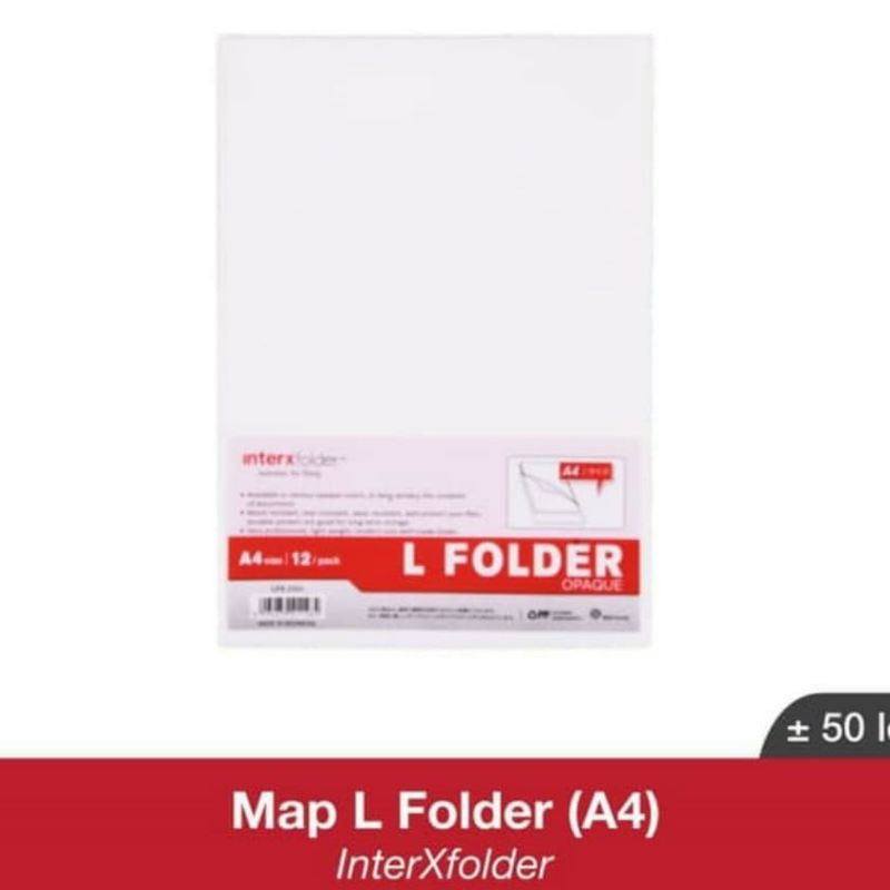 

Map L/Clear sleeves Inter X Folder ( 1pak/12pcs )