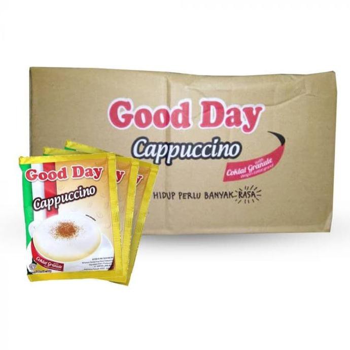 

KOPI GOOD DAY CAPPUCCINO 1 DUS ( 12 RENTENG / 120 SACHET ) - GROSIR