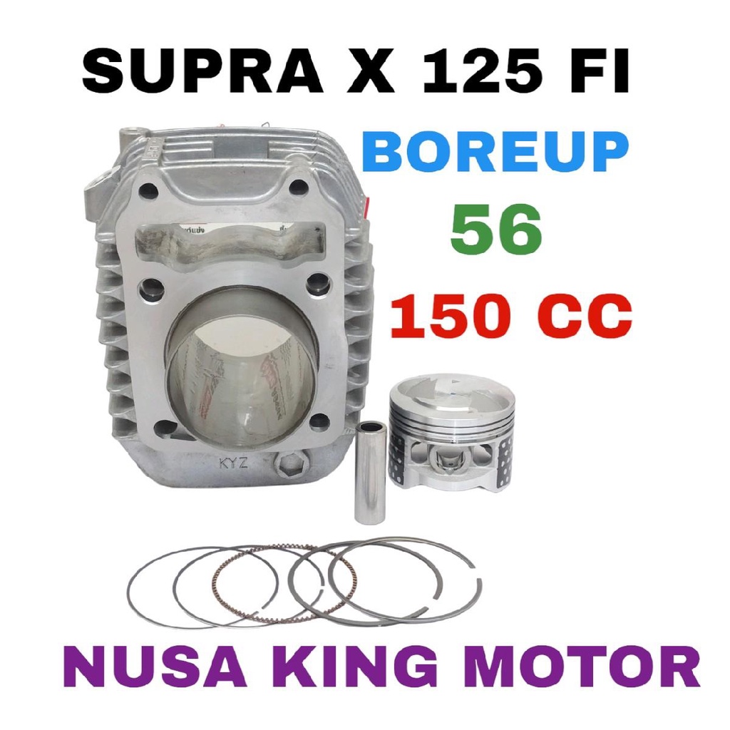 BORING BLOK SEHER SUPRA X 125 FI SUPRA HELMIN