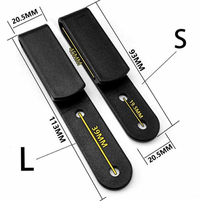 Kydex IWB Holster clip ukuran L