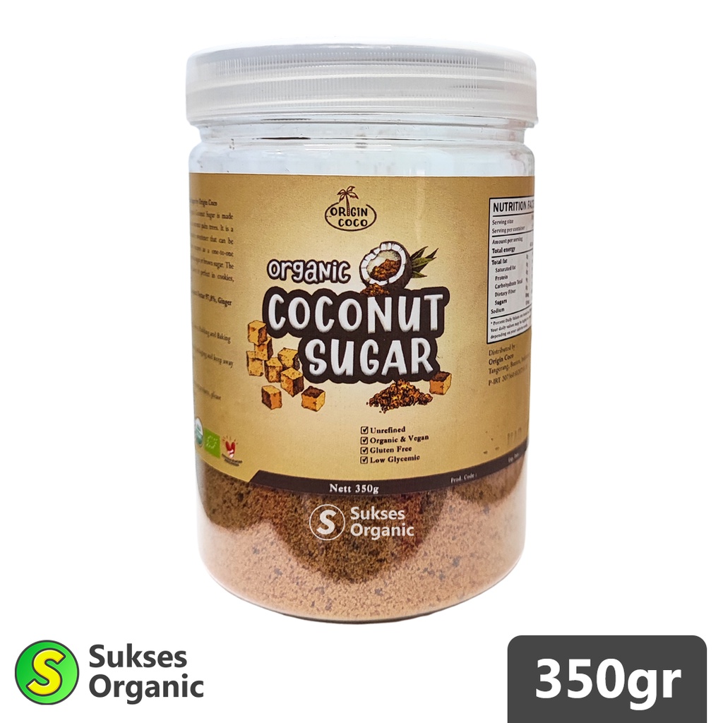 

Organic Coconut Sugar ORIGIN COCO 350gr