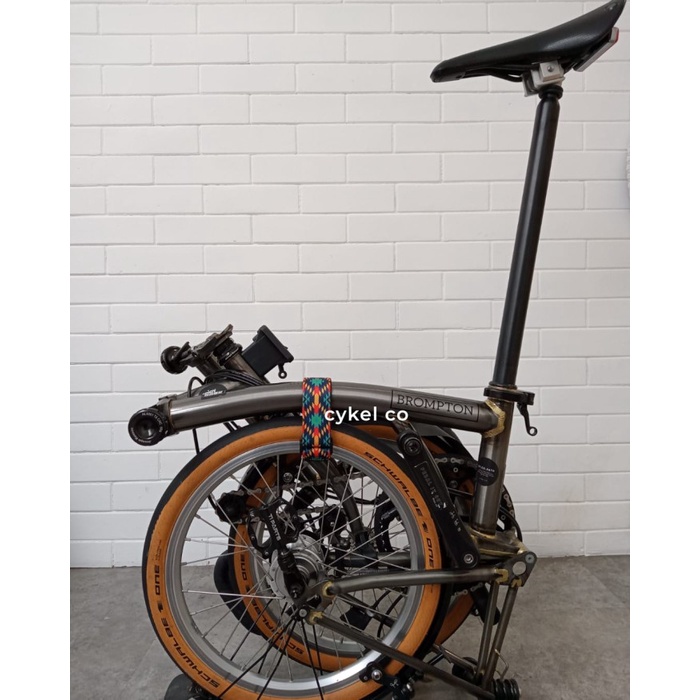 custemstore32_id Limited Edition gravlsauce folding bike strap velcro assorted color - ka:la