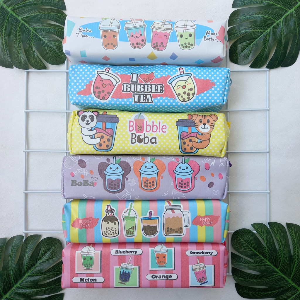 

Ecer Tempat Pensil Kotak Pensil Unik Boba Bubble Drink