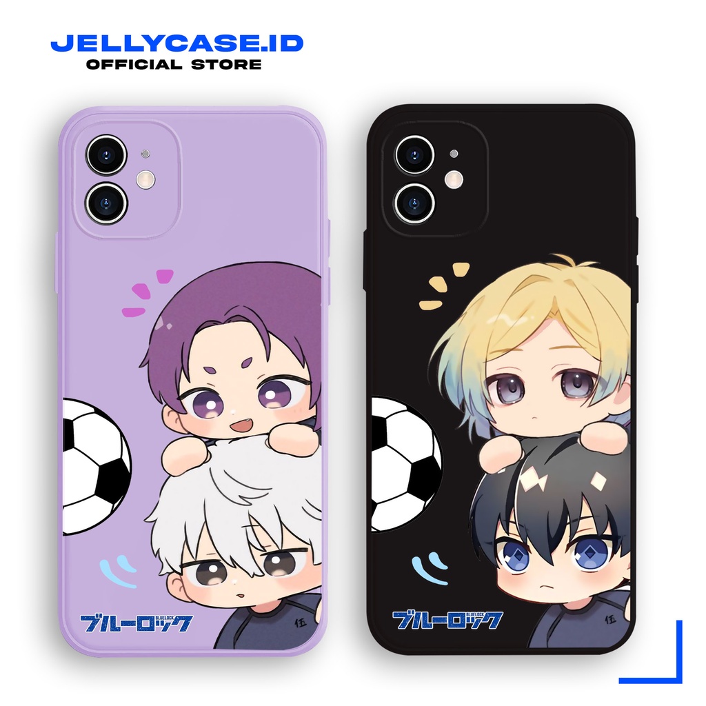 Soft Case Infinix Note 30 Hot30 Smart 7 Smart5 Hot10Play Hot 9 Play Note12 JE125 Blue Lock Twins Chibi Lucu Softcase HP Aesthetic Casing Jelly Anime Kartun CameraPro