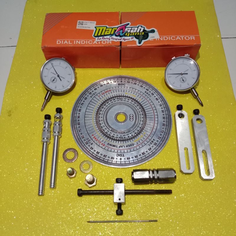 

Dial busur set dial indikator busur pangkon jarum MARQSAH RACING STORE
